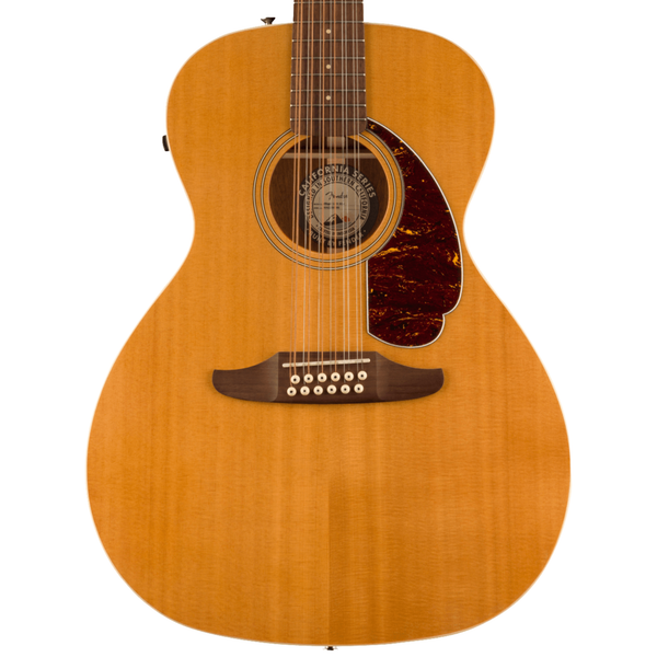 Fender Villager 12-String Acoustic-Electric Guitar, Spruce Top, Aged N