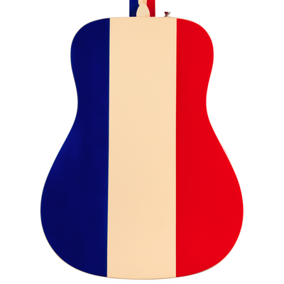 Fender Buck Owens Kingman Acoustic Guitar, Red, White and Blue