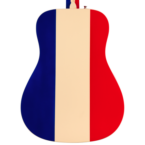 Fender Buck Owens Kingman Acoustic Guitar, Red, White and Blue