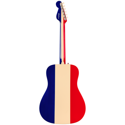 Fender Buck Owens Kingman Acoustic Guitar, Red, White and Blue