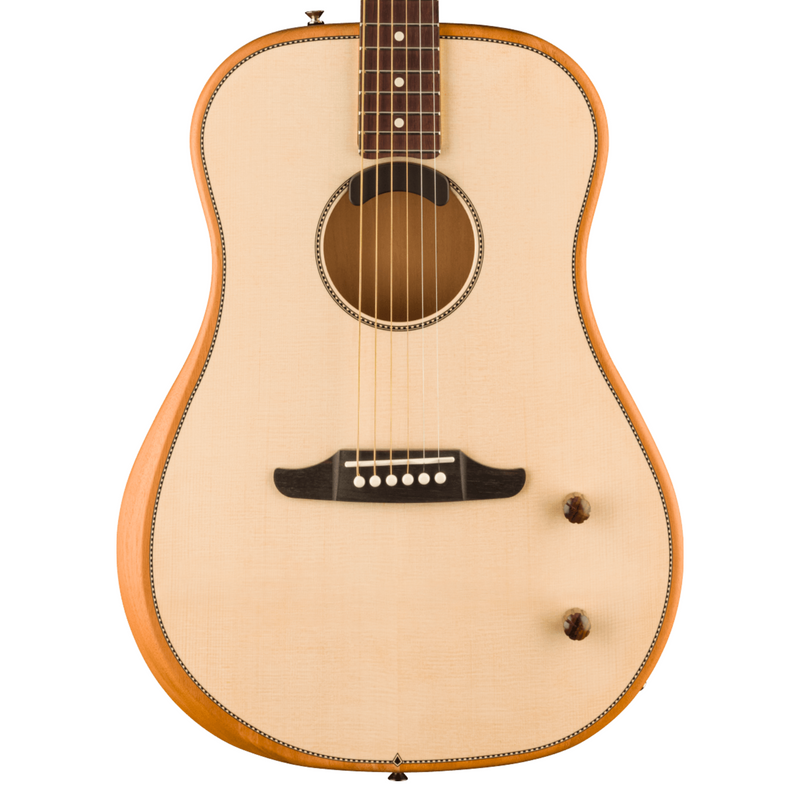 Fender Highway Dreadnought Acoustic-Electric Guitar, Rosewood Fretboard, Natural w/Bag