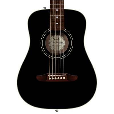 Fender California Standard Redondo Mini Acoustic Guitar, Black