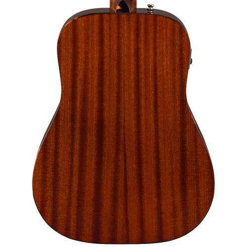 Fender California Deluxe Redondo Jr. E Acoustic-Electric Guitar, Honey Sunburst