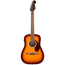 Fender California Deluxe Redondo Jr. E Acoustic-Electric Guitar, Honey Sunburst