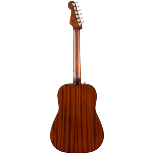 Fender California Deluxe Redondo Jr. E Acoustic-Electric Guitar, Honey Sunburst