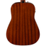 Fender California Deluxe Redondo Jr. E Acoustic-Electric Guitar, Natural Mahogany