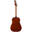 Fender California Deluxe Redondo Jr. E Acoustic-Electric Guitar, Natural Mahogany