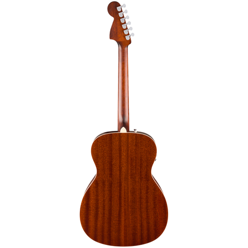 Fender California Deluxe Monterey E Acoustic-Electric Guitar, Aztec Gold