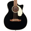 Fender California Deluxe Kingman CE Acoustic Bass Guitar, Black