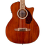 Fender California Deluxe Kingman CE Acoustic Bass Guitar, Natural Mahogany