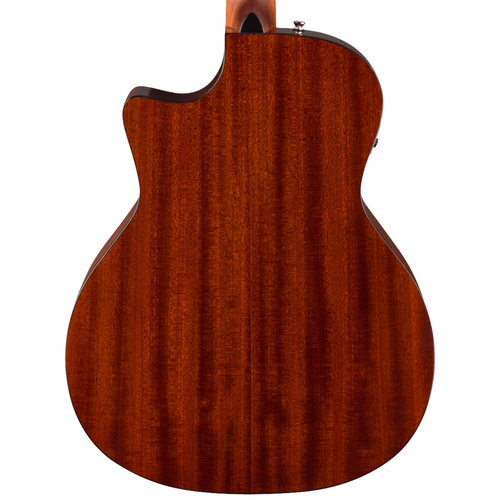 Fender California Deluxe Kingman CE Acoustic Bass Guitar, Natural Mahogany