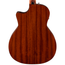 Fender California Deluxe Kingman CE Acoustic Bass Guitar, Natural Mahogany