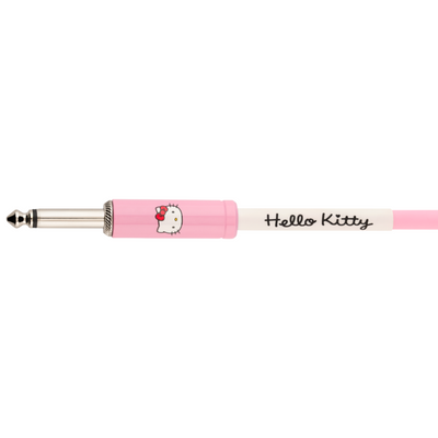 Fender Original 10' Instrument Cable, Hello Kitty, Pink