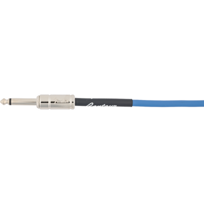 Fender Contour Series 10' Instrument Cable, Lake Placid Blue