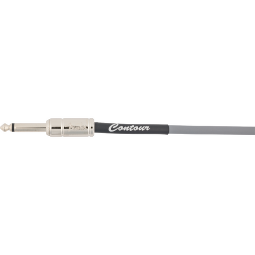 Fender Contour Series 10' Instrument Cable, Inca Silver