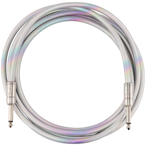 Fender Contour Galaxy 10' Instrument Cable, Iridescent