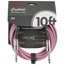 Fender Contour Series 10' Instrument Cable, Burgundy Mist