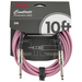 Fender Contour Series 10' Instrument Cable, Burgundy Mist