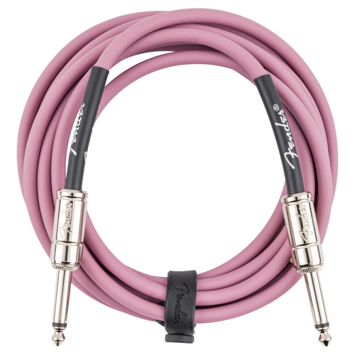 Fender Contour Series 10' Instrument Cable, Burgundy Mist