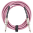 Fender Contour Series 10' Instrument Cable, Burgundy Mist