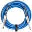 Fender Contour Series 18.6' Instrument Cable, Lake Placid Blue