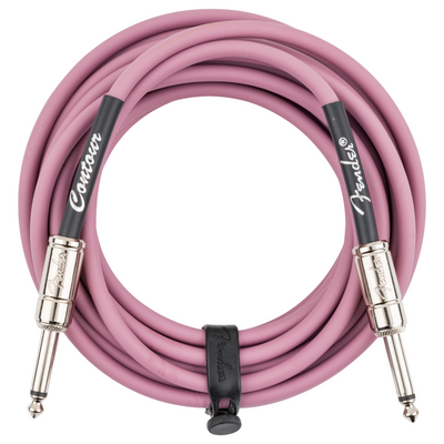 Fender Contour Series 18.6' Instrument Cable, Burgundy Mist