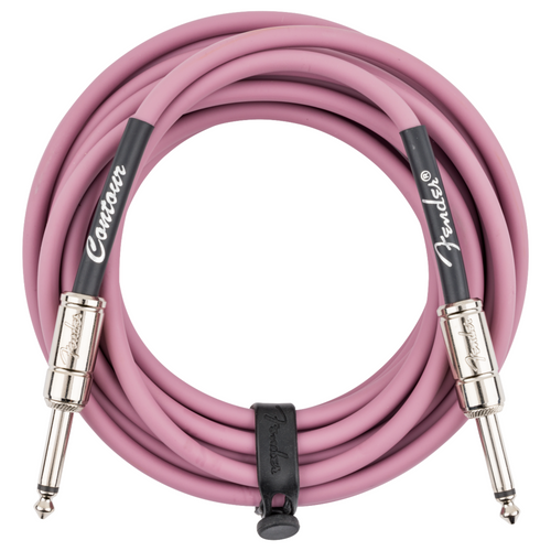 Fender Contour Series 18.6' Instrument Cable, Burgundy Mist