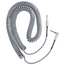 Fender Contour Series 30' Coiled Instrument Cable, Inca Silver