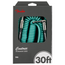 Fender Contour Series 30' Coiled Instrument Cable, Sherwood Green
