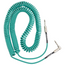 Fender Contour Series 30' Coiled Instrument Cable, Sherwood Green