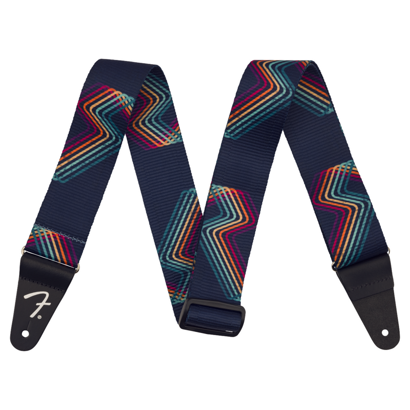 Basic Fender Stap Fender Retro Sound Wave Adjustable Guitar Strap