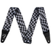 Fender Wavy Checkerboard Polyester Strap, Gray
