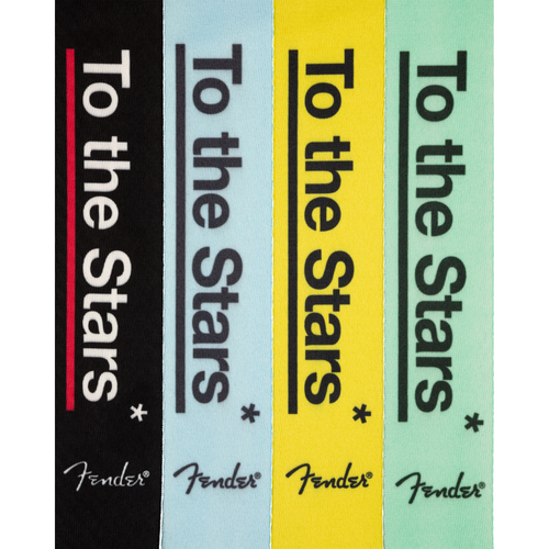Fender Tom Delonge To The Stars Strap, Graffiti Yellow