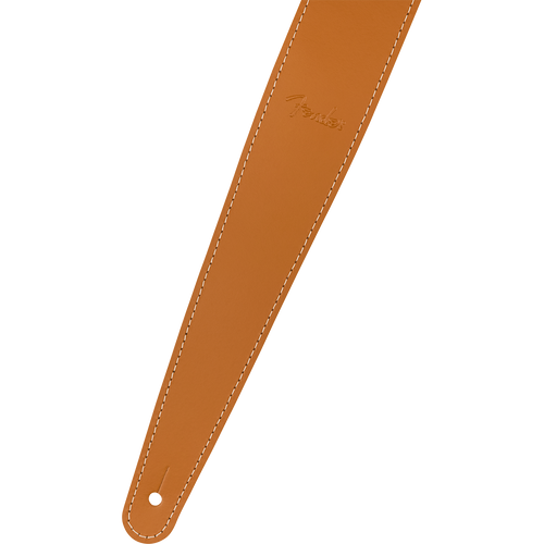 Fender 2" Essentials Leather Guitar Strap, Tan
