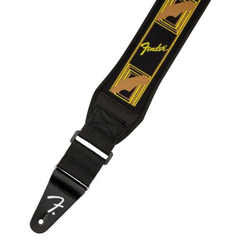 Fender Swell Neoprene Logo Strap, Running Logo, 2.5"