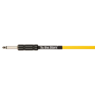 Fender Tom Delonge 10 Foot To The Stars Instrument Cable, Graffiti Yellow