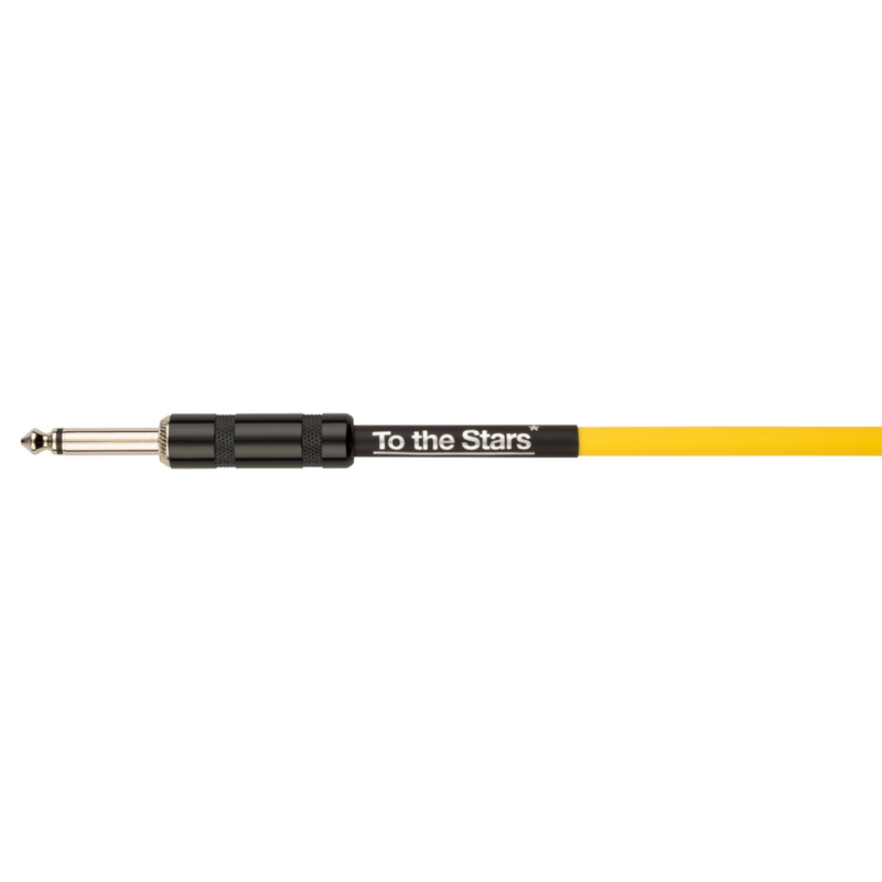 Fender Tom Delonge 10 Foot To The Stars Instrument Cable, Graffiti Yellow
