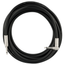 Fender 18.6 Foot Professional Series Kill Switch Instrument Cable, Straight/Angle, Black