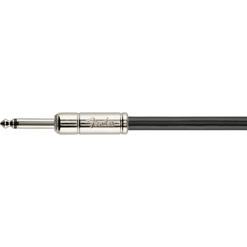 Fender 18.6 Foot Professional Series Kill Switch Instrument Cable, Straight/Angle, Black