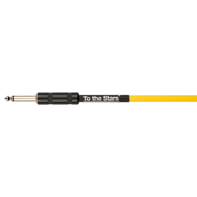 Fender Tom Delonge 18.6 Foot To The Stars Instrument Cable, Graffiti Yellow