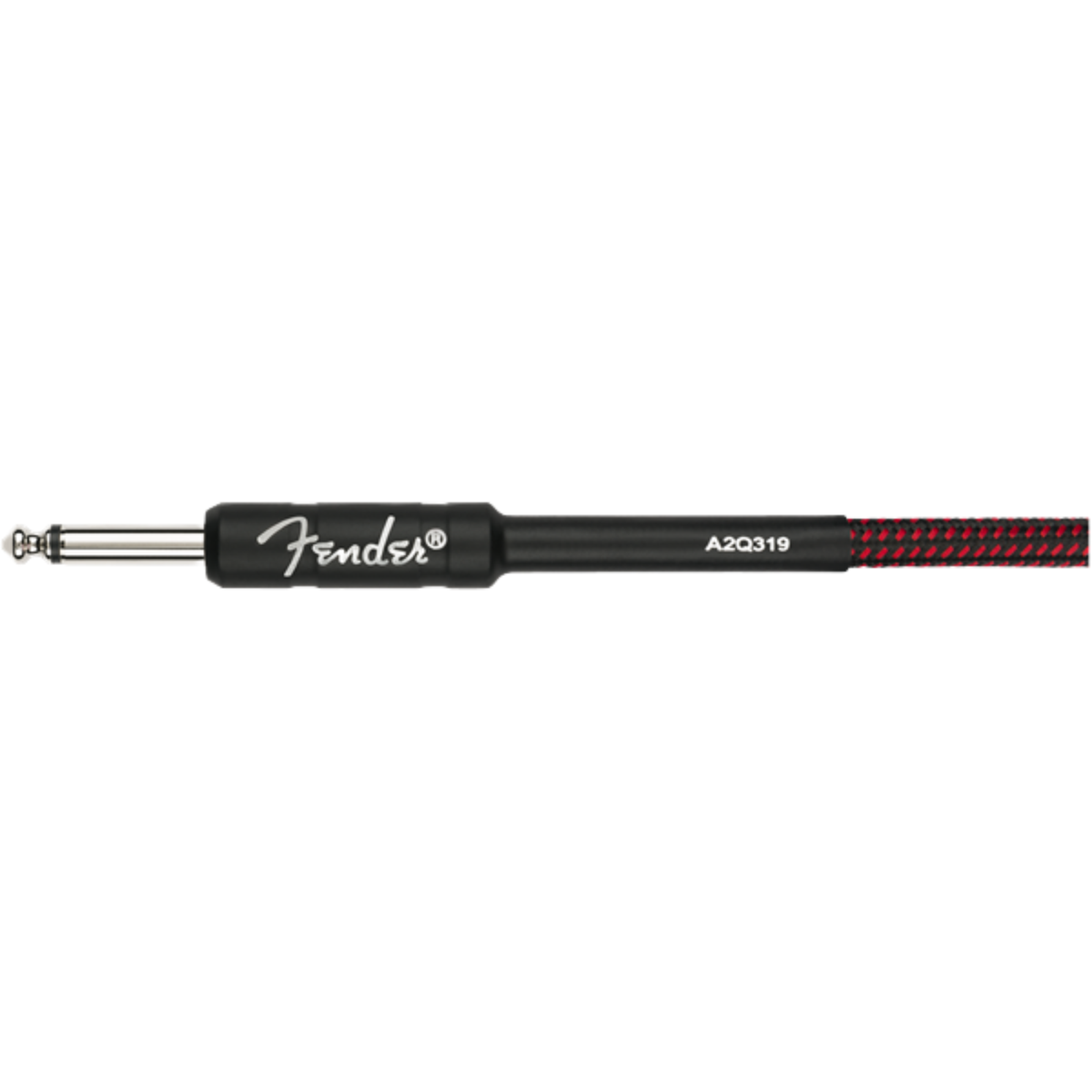 Fender 30 Foot Professional Series Coil Cable, Red Tweed
