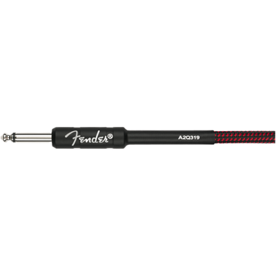 Fender 30 Foot Professional Series Coil Cable, Red Tweed
