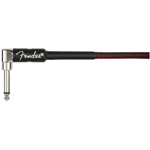 Fender 30 Foot Professional Series Coil Cable, Red Tweed