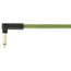 Fender 10 Foot Festival Instrument Cable, Straight/Angle, Pure Hemp, Green