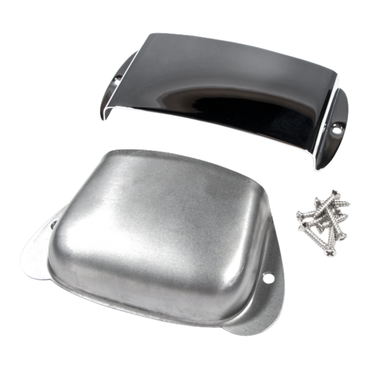 Fender Pure Vintage Precision Bass Ashtray Cover Set, Steel/Chrome