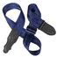 Franklin Strap 2" Nylon/Two-Ply Glove Leather Ends Seatbelt Strap, Blue