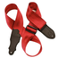 Franklin Strap 2" Nylon/Two-Ply Glove Leather Ends Seatbelt Strap, Red
