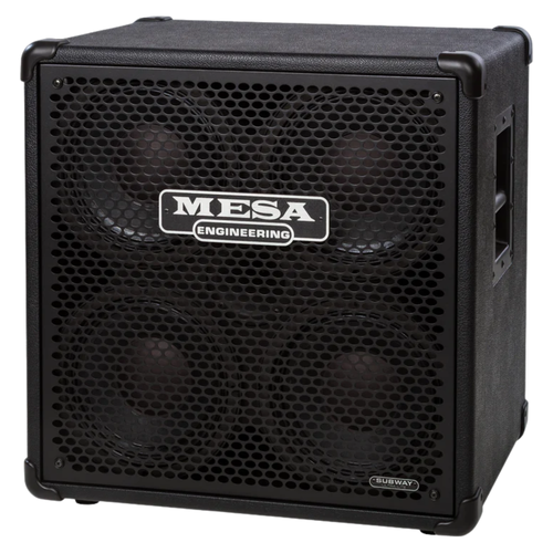 Mesa Boogie 4 x 10" Subway Ultra Lite Bass Cabinet, Black Bronco/Black Metal Grille