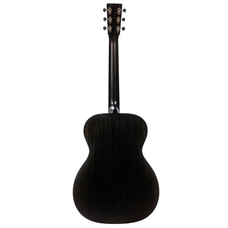 Martin 000-17E Acoustic-Electric Guitar, Black Smoke w/Soft Case