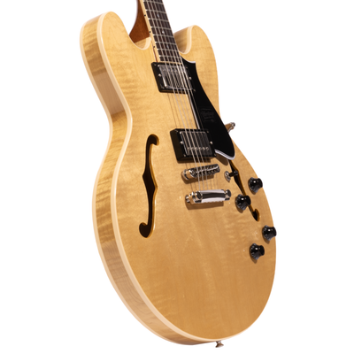 Heritage Standard H-535 Semi Hollow Electric Guitar With Case, Antique Natural